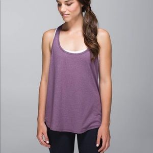 Lululemon 105 Singlet with scalloped hem